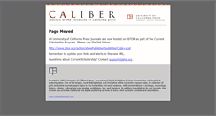 Desktop Screenshot of caliber.ucpress.net